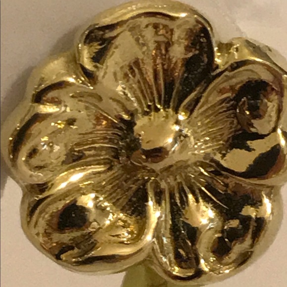 Gorgeous 18Kt gold  detachable gem drop earrings - Picture 4 of 16